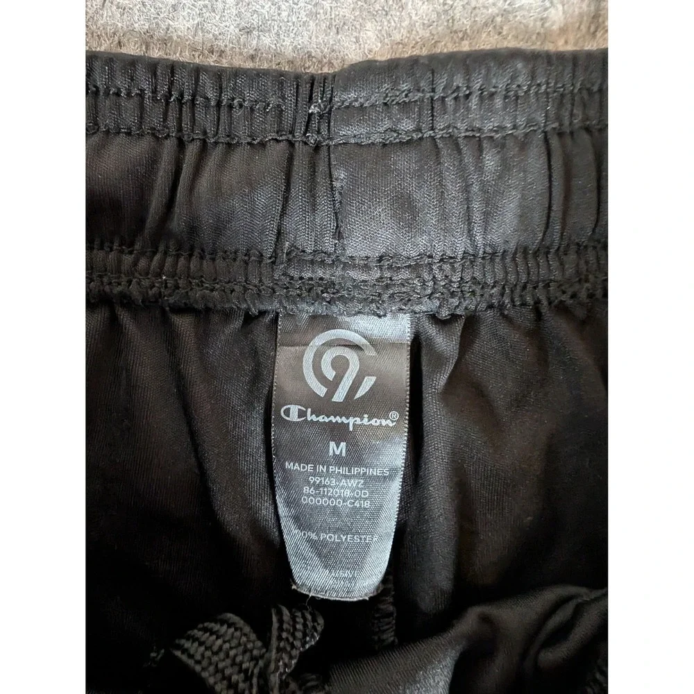 Champion Mens Black Athletic Basketball‎ Training Shorts Elastic Waist Pocket M